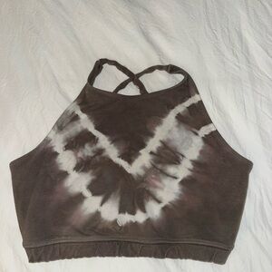 Athletic Tie-Dye Crop Top